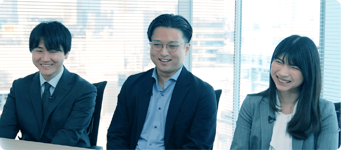 2年目社員インタビュー（座談会）の写真