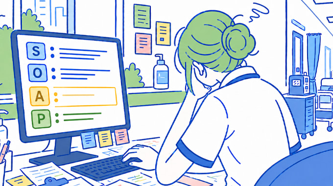 もう迷わない！看護記録 SOAPの書き方ーー【例文3選】アセスメントのコツ＆S・Oの違いも解説