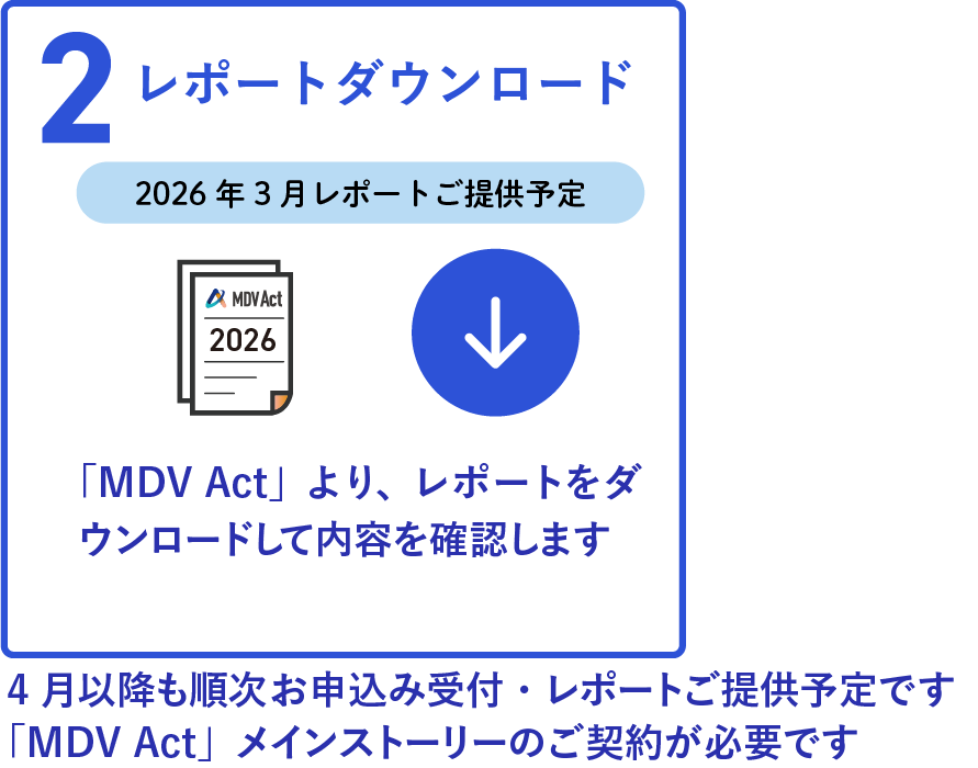 2 レポートダウンロードの画像
