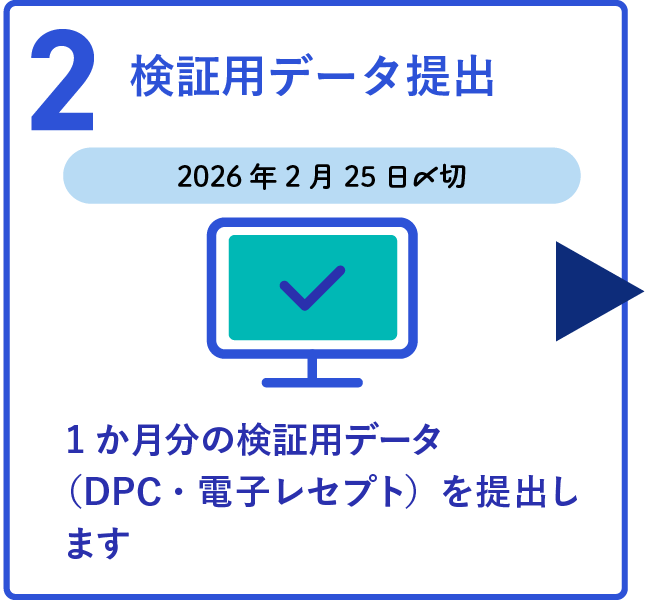 2 検証用データ提出の画像
