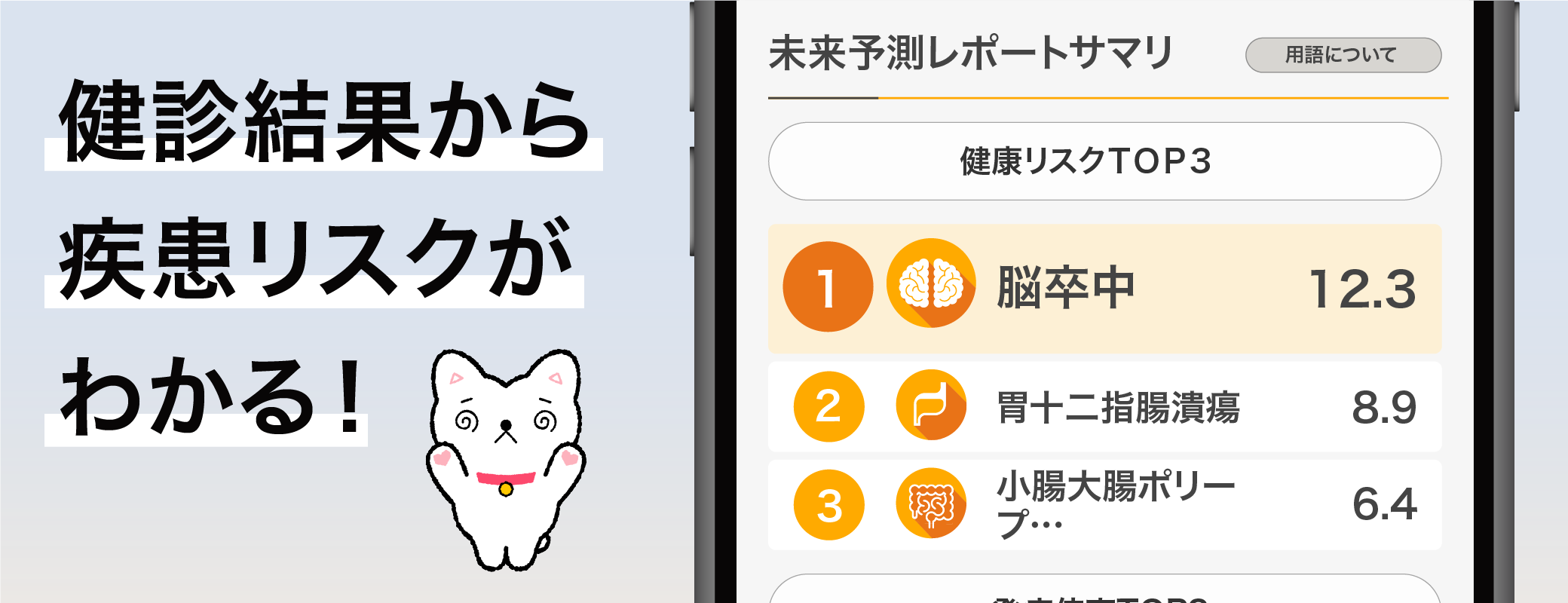 健診結果から疾患リスクがわかる!